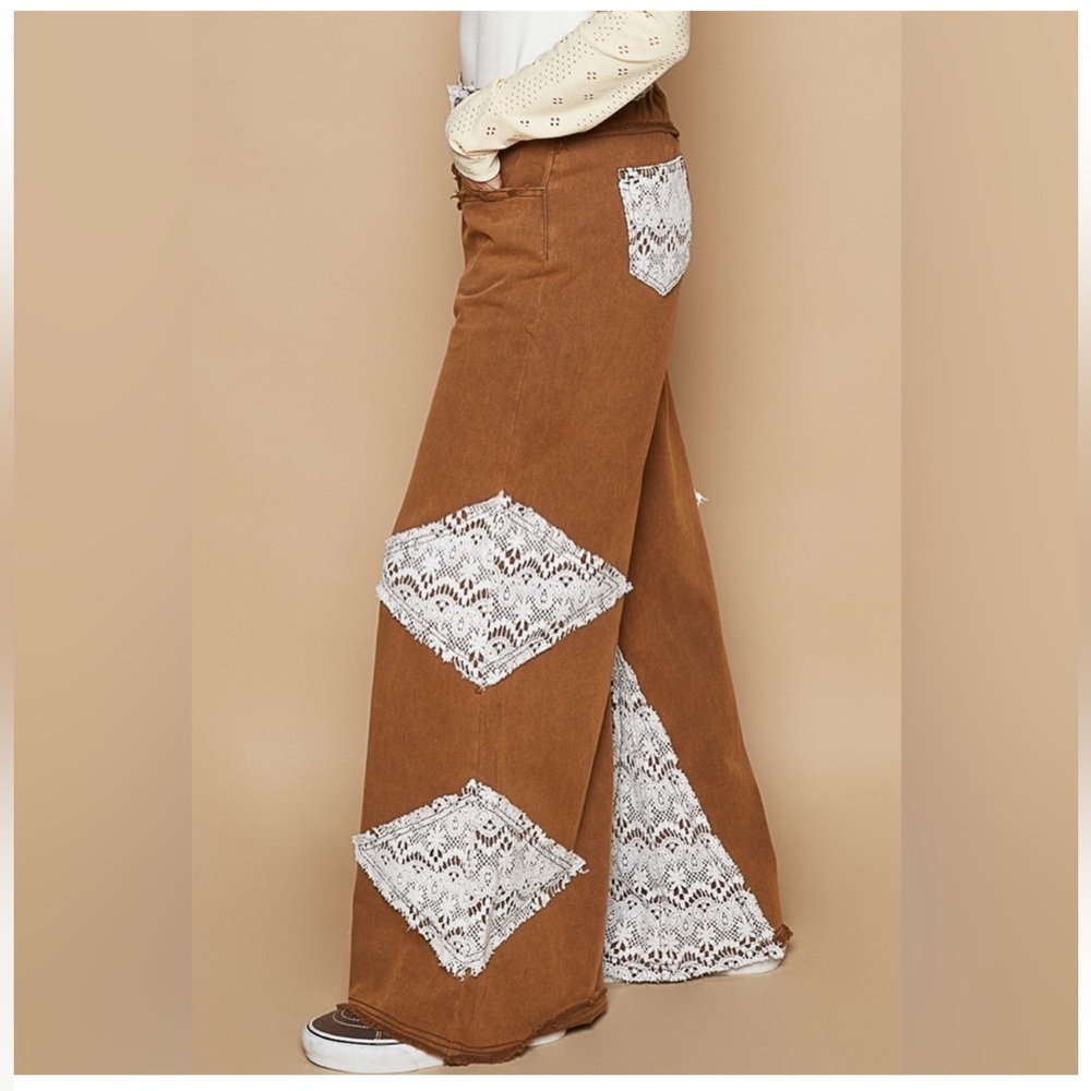 POL Boho Lace Patchwork Wide Leg Pants
Size M - Picture 3 of 15